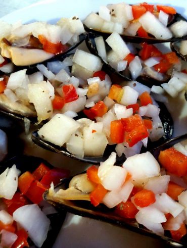 Musclos amb picada de meló