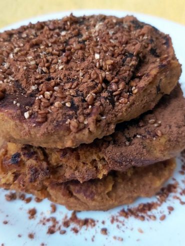 Pancake de quinoa, pastanaga i carbassa